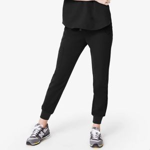 Black Zamora Figs Jogger scrub pants